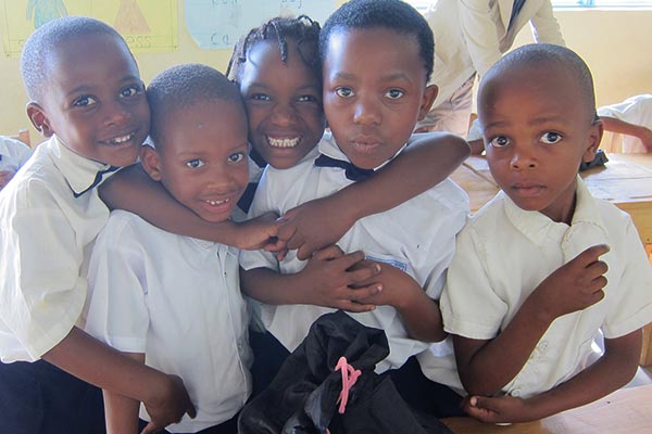 group of Rwanda children